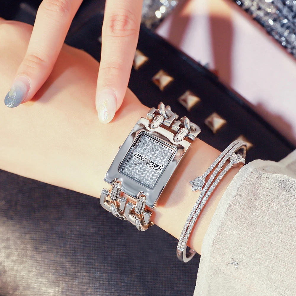 A G&D Moda De Prata Relógios Mulheres Simples Pulseira De Quartzo Relógio De Pulso Senhoras Estilo Banda De Aço Inoxidável Relógio Mujer Zegarek Damski Imagem 0