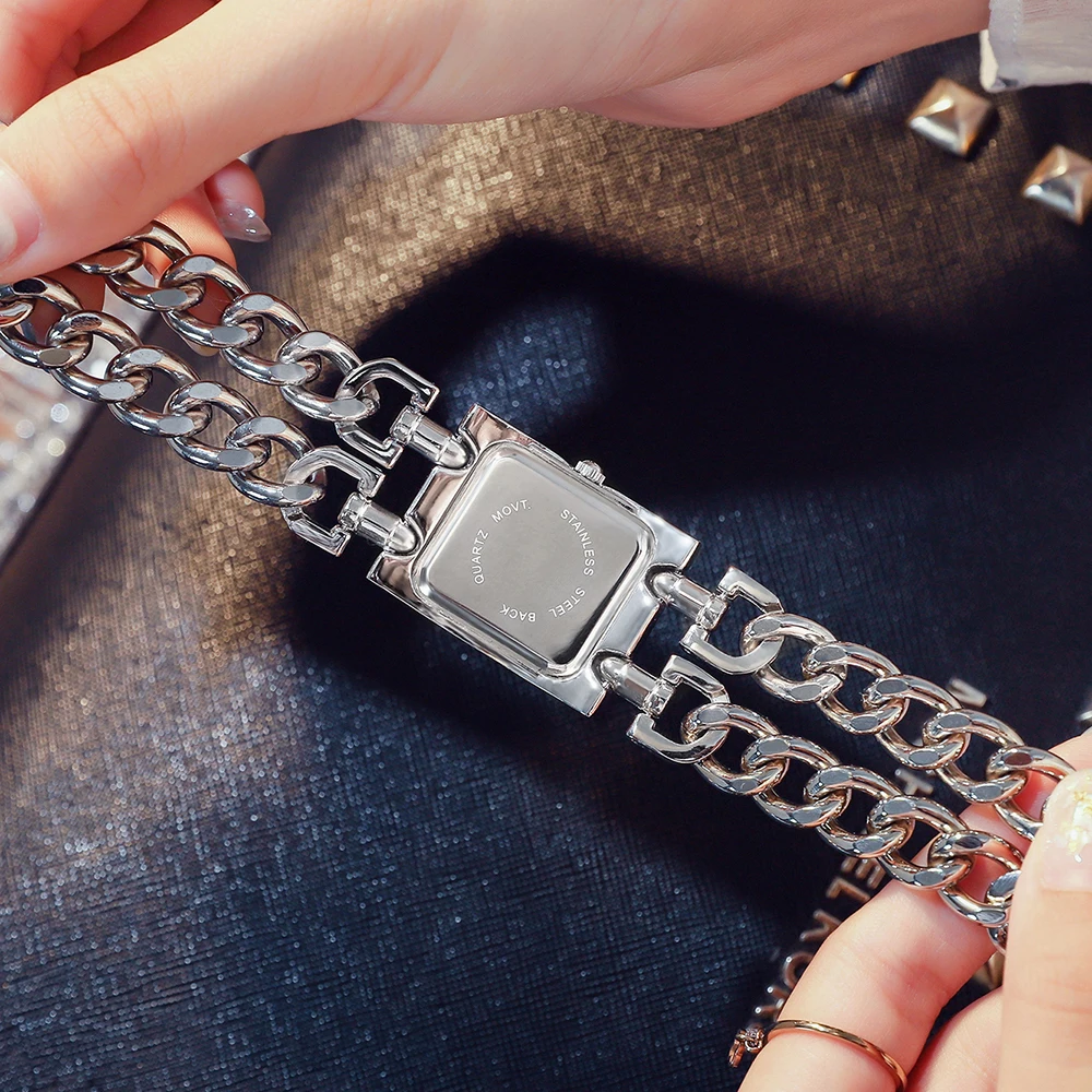 A G&D Moda De Prata Relógios Mulheres Simples Pulseira De Quartzo Relógio De Pulso Senhoras Estilo Banda De Aço Inoxidável Relógio Mujer Zegarek Damski Imagem 3