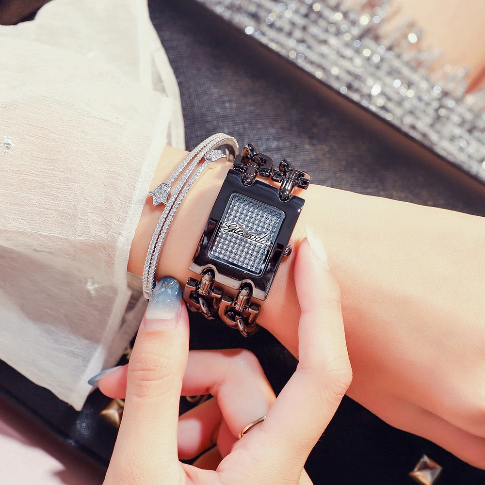 A G&D Moda De Prata Relógios Mulheres Simples Pulseira De Quartzo Relógio De Pulso Senhoras Estilo Banda De Aço Inoxidável Relógio Mujer Zegarek Damski Imagem 4