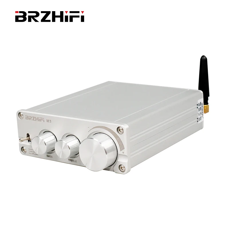 BRZHIFI compatível com Bluetooth 5.0 QCC5125 Amplificador 2*80W de Potência HD AUX Áudio APTX APTX-HD Aparelhagem hi-fi, Mini Amp DIY Estéreo Home Theater Imagem 1