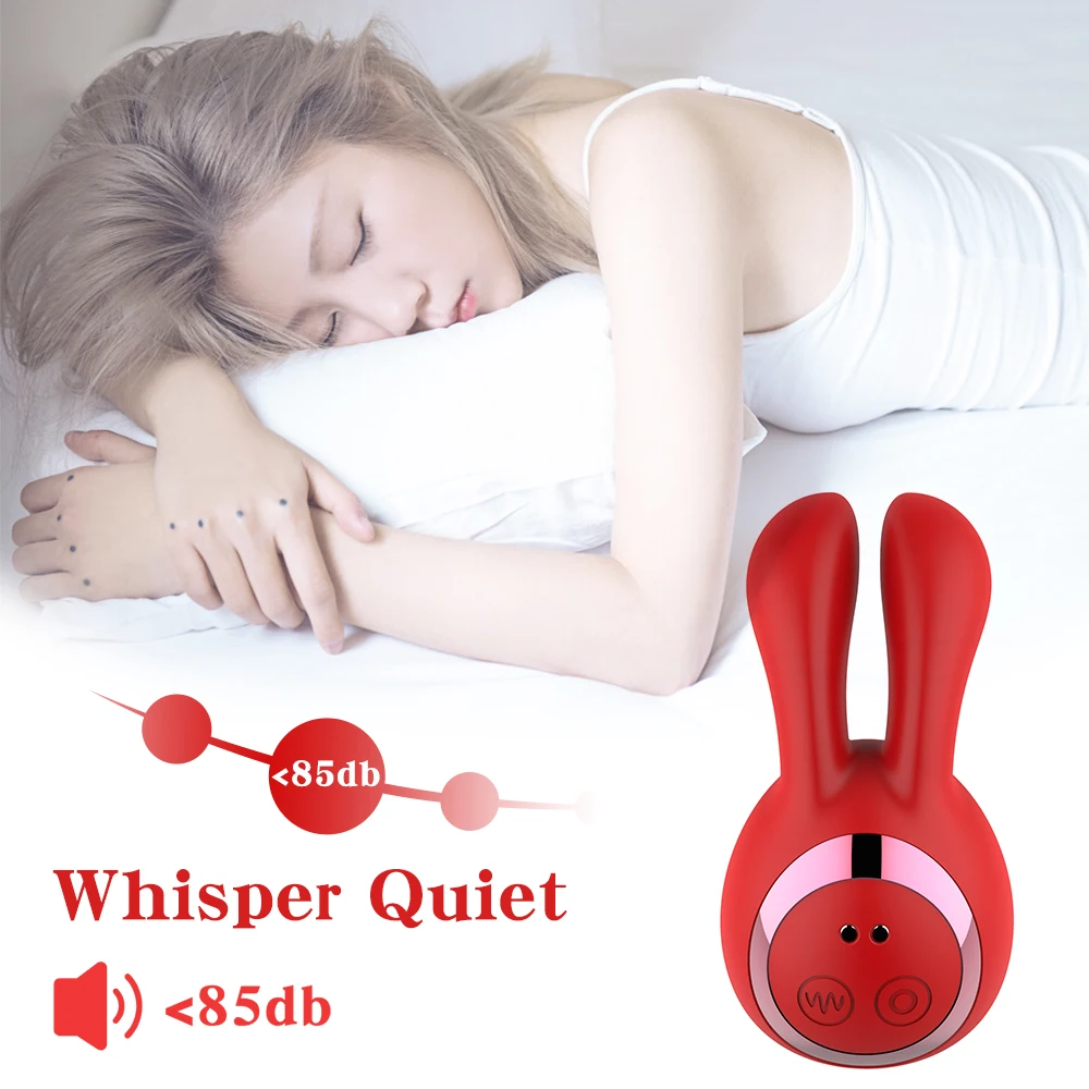 Cute Rabbit Forma Estimulador de Clitóris 5+8 Vibração Adultos, Produto do Sexo Oral Chupando Vibrador Mamilo Grampos Brinquedos Sexuais para as Mulheres Imagem 4