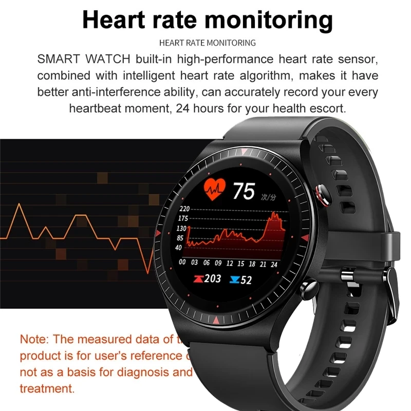Novo Smart Watch, Homens Cheios contato Com a Assistente de Voz Bluetooth Chamada de 4G de RAM Música de Ritmo Cardíaco Smartwatch à prova d'água Para Android IOS Imagem 5
