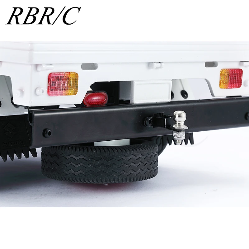 RBR/C WPL D12 Off-Road Flat Execução Deriva de Controle Remoto RC Carro do Metal pára-choques Traseiro Modificação de Atualização Acessórios R668 Imagem 1
