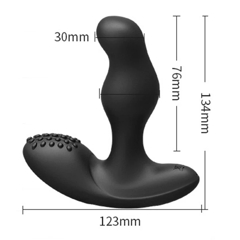 Rádio-controlado de 360°de Rotação, Velocidade de 16 de Vibração Masculina Massagem de Próstata Plug Anal G-Spot Estimular o Buttplug Sexo Anal Brinquedos Para Homens Imagem 4