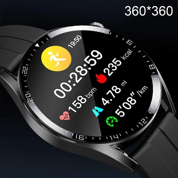 Para Huawei Xiaomi Android Telefone da Apple Smartwatch 2022 Homens 360*360 ECG PPG Smart Watch Homens Android Chamada Bluetooth IP68 Impermeável