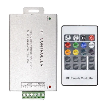 Controlador LED de 12-24V Baixa Pressão RF Colorido 20-Tecla de Controle Remoto de Luz RGB Bar Controlador de Escurecimento