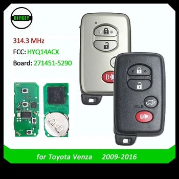 DIYKEY Smart Key Fob Toyota Venza 2009 2010 2011 2012 2013 2014 2015 2016 Sem Remota 271451-5290 HYQ14ACX 89904-0T060
