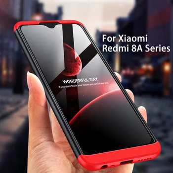 GKK Armadura Completa de Proteção de Caso Para Xiaomi Redmi nota 8 8A Pro Caso à prova de Choque Fosco capa Dura Para Redmi 8 8A Nota 8 Pro funda