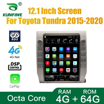 Tesla Estilo Para Toyota Tundra 2015-2017 som do Carro Rádio Octa Core 4GB RAM 64GM ROM Android 10.0 Carro DVD GPS Jogador sem plataforma
