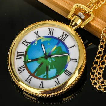 Quartzo Relógio De Bolso A Paz No Mundo Romano Mostrador Transparente Fob Relógio Pingente De Colar De Homens, Senhoras Luuxry De Ouro De Presente Do Relógio De Bolso