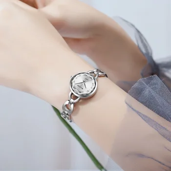 Relógio feminino moda senhora temperamento simples versão coreana do simples estudante de relógio quartz ladies watch feminino relógio