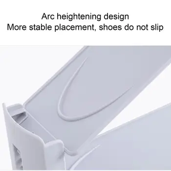 Sapato Atraente Suporte Rack Ampla Aplicação Plástico Ergonômico Destacável Sapato Stand Sapato Stand Sapateira Rack