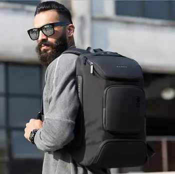 KAKÁ marca USB carregar mochila de 15,6 polegadas Laptop saco Mochila Homens Bolsa de Viagem mochila Homens Mochila saco de Homens Bolsa de Ombro Mochila