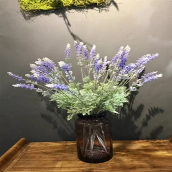 Novo Lavanda Simulação De Provence Fotografia Adereços Falso Decoração De Flores Em Casa, Mobiliário Nórdico De Casamento