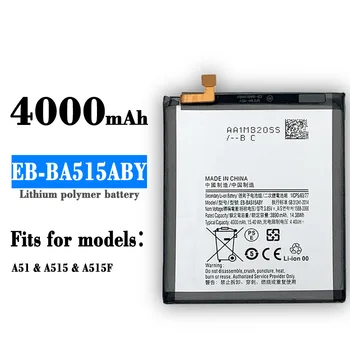 100% Original de Alta Qualidade Substituição da Bateria Para o Galaxy A51 Built-in EB-BA515ABY A515 Telefone Móvel Pilhas Novas