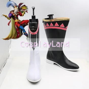 Final Fantasy VI Palazzo gau Cosplay Sapatos Botas para Homens Adultos Sapatos Acessórios do Traje Feito a Festa de Halloween Sapatos