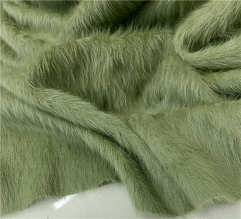 O Coreano Importados Verde Micro Elástico De Cabelo Longo E Preguiçoso Coelho De Pelúcia De Tecidos De Lã Designer Terno De Tecido