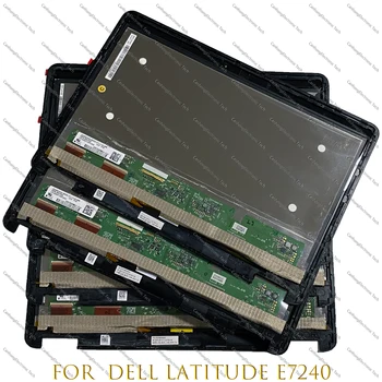 Original Dell Latitude12 E7240 UITRABOOK P22S P40G LCD Touch Screen Digitalizador Substituição de Montagem Com Moldura