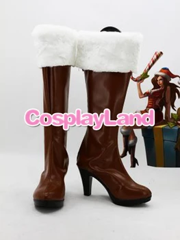 Personalizar Botas LOL Cosplay Waterloo Miss Fortune Cosplay Botas de Cosplay Fantasia Anime Party Sapatos