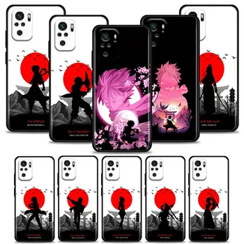 Fairy Tail Anime Comic Caso de Telefone Para Redmi Nota 11S 11T 11E 11 10 10, 9T 9 9 8 8 2021 7 Pro 5G 4G Xiaomi Tampa Fundas Coques