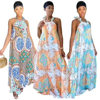 Africano de Vestidos para Mulheres sem Mangas 2021 Femme-se Dashiki, Impressão África Vestir Roupas Dashiki, Ancara Vestidos de Senhoras