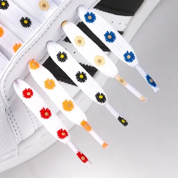 Daisy Cadarços de Cores Criativas de Algodão Televisão Cadarços Adaptação Tênis de Lona Branca Pequena Sapatos Casuais Sapatos de Tênis AJ Alta
