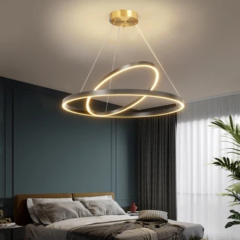 LED moderna quarto lustre simples arte moderna lâmpada decoração Nordic light de luxo, sala de estar, mesa de jantar com lustre de iluminação