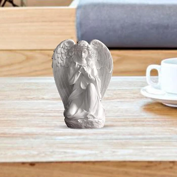 Anjo Da Guarda Estátua Prateleira Da Sala De Estar Decoração Do Quarto Figuras Orando Querubim Adoráveis Anjos Estátuas Presentes Para Mulheres