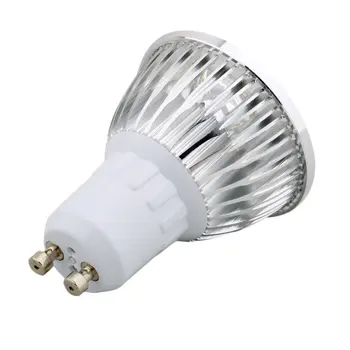 Brilhante 6W 4LED GU10 Spotlight do DIODO Emissor de luz do Bulbo de Lâmpada da Luz do Ponto do Puro/Branco Quente Baixo Consumo de Energia de Alta-Energia e efeito