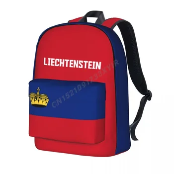 Unisex Mochila Liechtenstein Bandeira Do Ponto Mochila Saco De Mensageiro Caso Do Portátil Bolsa De Viagem Mochila De Presente