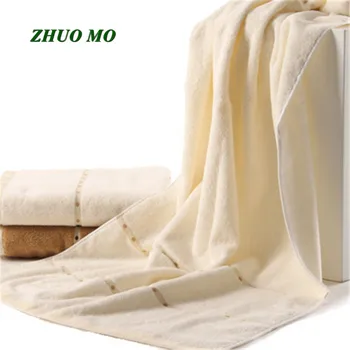 ZHUO MO Pontos de Cetim toalha de banho 80*180cm 100% Algodão toalha de banho casa de banho Extra Grande com 2 cores Super absorvente de pano para Adultos