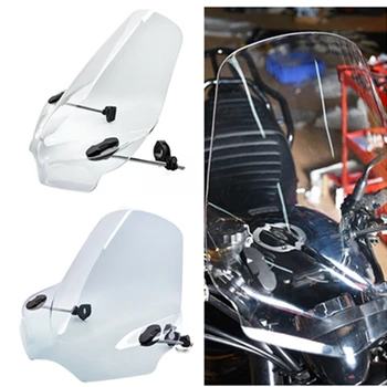 Moto pára-Brisas, pára-brisas, Deflector de Vento Ajuste Universal para a Moto pára-brisas da Motocicleta Harley Honda Yamaha Kawasaki