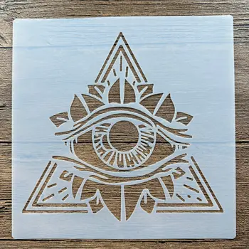 20 *20 cm Mandala Pirâmides DIY mandala molde para pintura estênceis carimbado álbum de fotos em relevo o cartão de papel sobre madeira, tecido, parede
