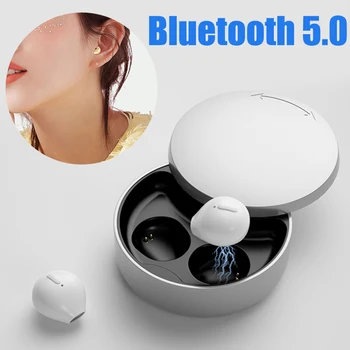 Novo Fone de ouvido Bluetooth fone de ouvido sem Fio Tws Fone de ouvido Estéreo da Bass Music Fones de ouvido Impermeável Esportes Ruído HD Microfone Para o Telefone Esperto
