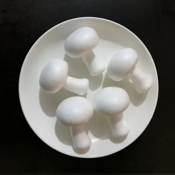 simulação branco cogumelo falso artificial legumes modelo para o hotel, sala de jantar, sala de restaurante, loja de loja de decoração de adereços foto