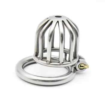 De Aço inoxidável do Anel peniano de Metal Maca Bola Cock Ring Escroto de Retenção Galo Anel de Castidade Dispositivo para Homens