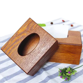 Uma Toalha de papel, caixa de Papel Toalha caixa de madeira personalizada guardanapo de mesa, caixa de madeira extração de papel, caixa de madeira maciça, toalha de papel, caixa de