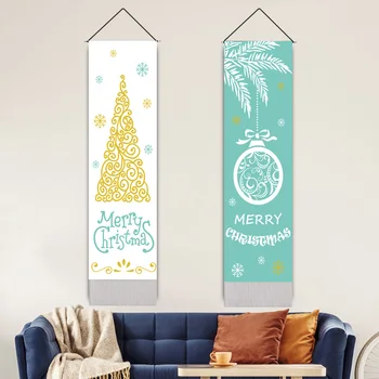 Série do natal transfronteiriça pano de fundo a impressão de Natal elk suspensão imagem sala de estar, quarto decorativo parede carpete