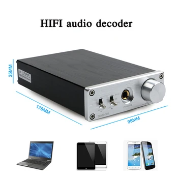 APARELHAGEM hi-fi decodificador de áudio decodificador de áudio DAC-X6 fibra coaxial USB decodificação amp tudo-em-um multi-função DAC amplificador de 24 BITS/192