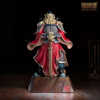 Chinês Antigo, Famoso Personagem De Escultura De Cobre De Artesanato De Artesanato Colecionáveis Decoração Sala De Estar
