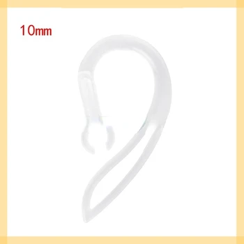 Fones de ouvido Transparente de Silicone Macio da Orelha Gancho Loop Clipe de Fone de ouvido 5mm 6mm 7mm 8mm 10mm Drop Shipping