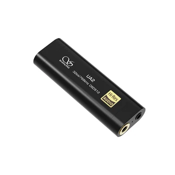 Shanling UA2 Portátil USB DAC Cabo Amplificador de fones de ouvido ES9038Q2M PCM768kHz DSD512 Tipo C ao 2.5/3.5 mm Compatível com iOS Android