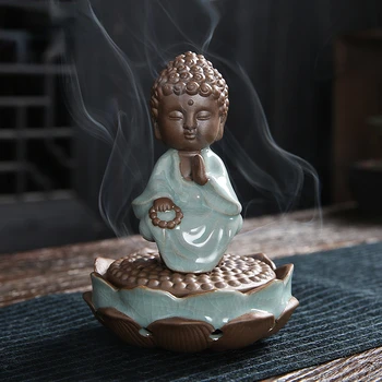 Decoração De Refluxo Criativo Queimador De Incenso Zen Office Agarwood O Incensário De Cerâmica Bonito Decoração Do Quarto De Porte Encens A Decoração Home