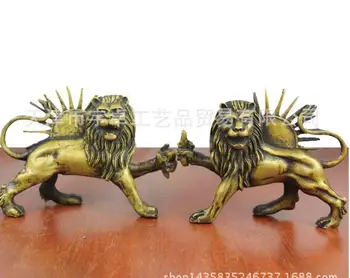 O leão de bronze de leão cobre, latão mobília para a Casa do artesanato