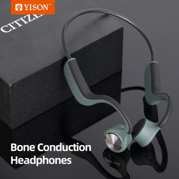 Yison BC-1 Osso de Condução de Fones de ouvido ANC Activa a Redução de Ruído Fones de ouvido sem Fio Bluetooth Esporte Ip55 Impermeável APARELHAGEM hi-fi Fone de ouvido
