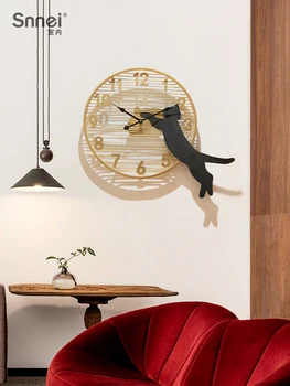 AA Moderno, Simples e Leve de Luxo Decorativo Pendurar o Relógio para a Sala de estar, Sala de Crianças Criativas Relógios