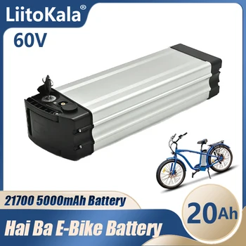 LiitoKala 60V 20Ah Haiba Bicicleta Elétrica Bateria de Lítio meados de tubo para Dobrar E-Fat tire Bike Beach Cruiser Motocicleta Elétrica