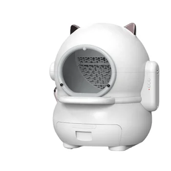 Gato robô caixas de maca casa auto-limpeza automática gatos caixa de areia máquina de auto-limpeza inteligente automático, caixa de maca do gato