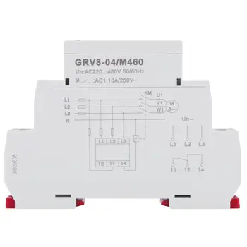 GRV8-04 M460 3-Fase de Monitoramento de Tensão Relé de Sequência de Fase, Proteção da Falha da Fase de Tensão Relé de Controle