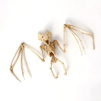 Horror Morcegos Esqueleto Realista Falsificar Animal Esqueleto Modelo De Halloween Horror House Party Complicado Decoração Adereços Halloween Decoração